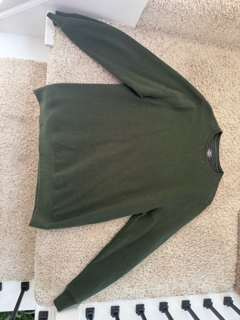 G.H. Bass & Co. Olive Green Crewneck Sweater